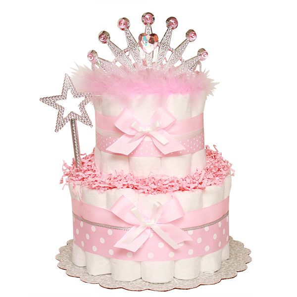 Princess Diaper Cake