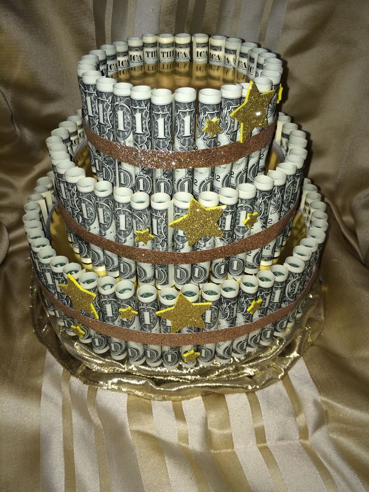 Real Money Birthday Cake