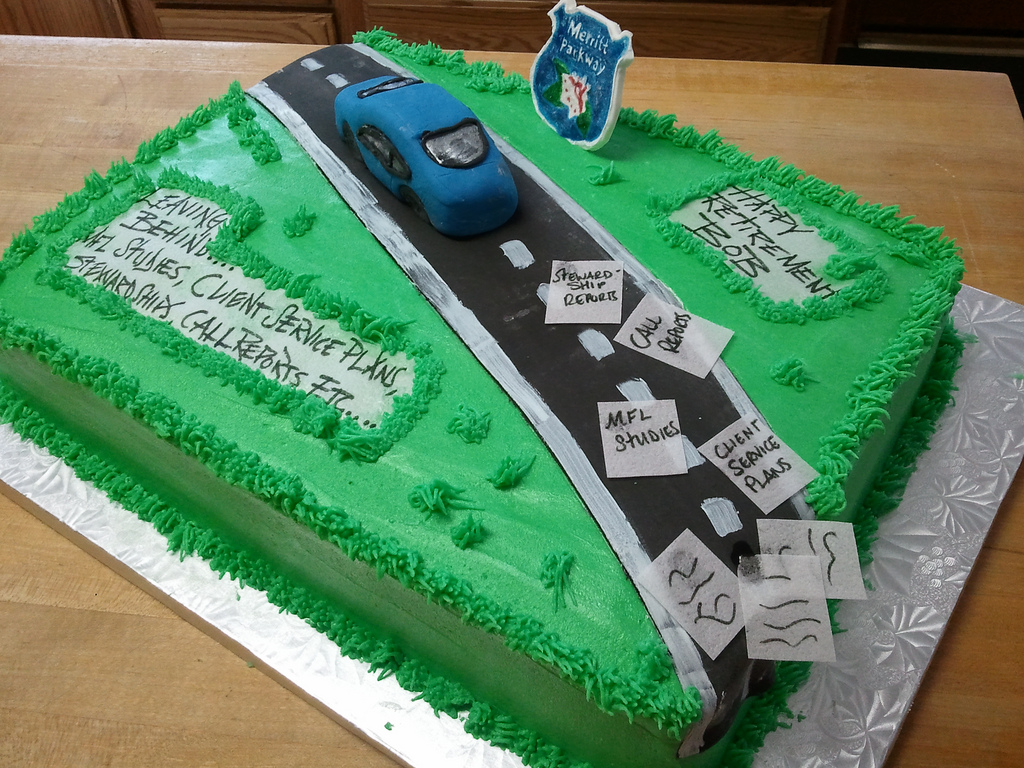 Retirement Cake Car