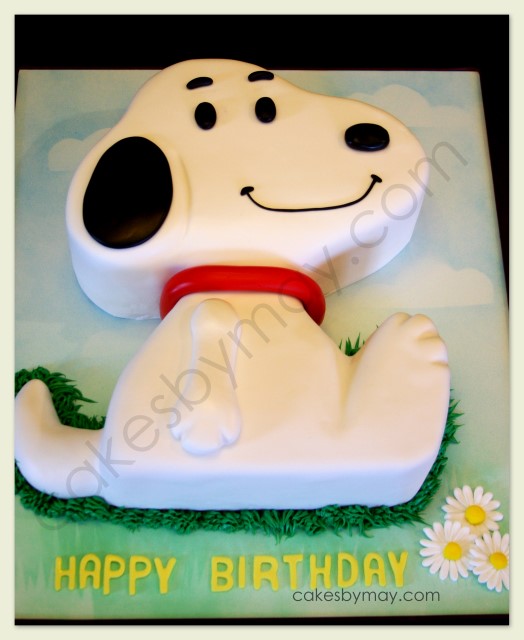 Snoopy Birthday Cake