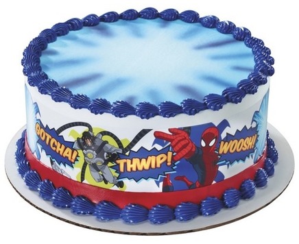 Spider-Man Edible Cake Borders