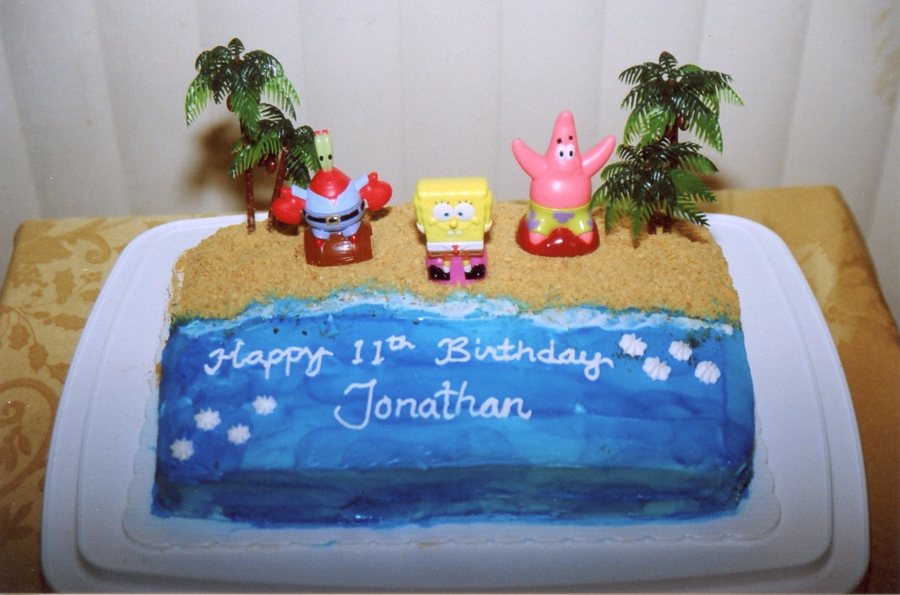 Spongebob Birthday Cake