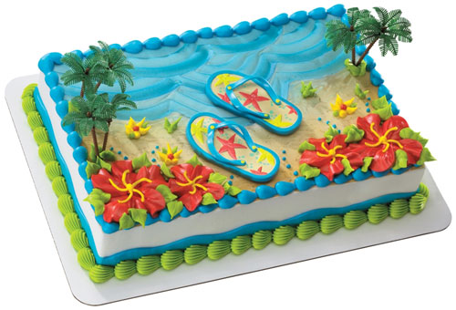 Summer Flip Flop Cake Publix