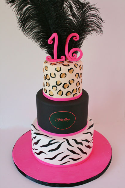 Sweet 16 Birthday Cake