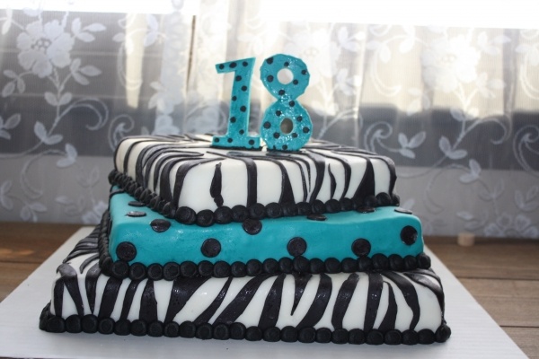 12 Photos of Teal And Black 18th Birthday Cakes