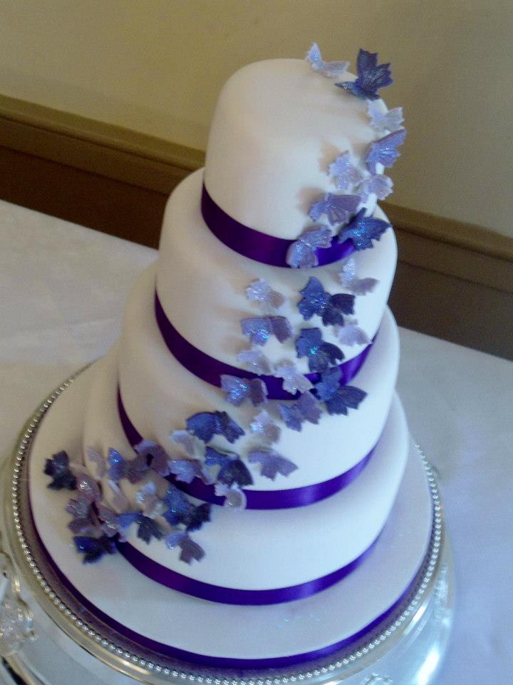 Tier Wedding Cakes with Butterflies