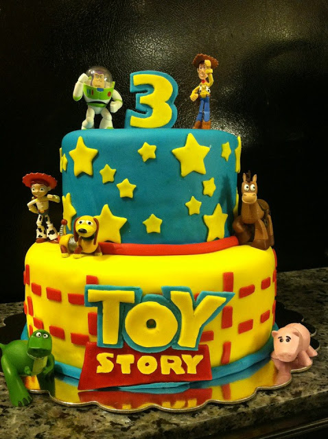 11 Photos of Toy Story Boy Girl Twin Birthday Cakes