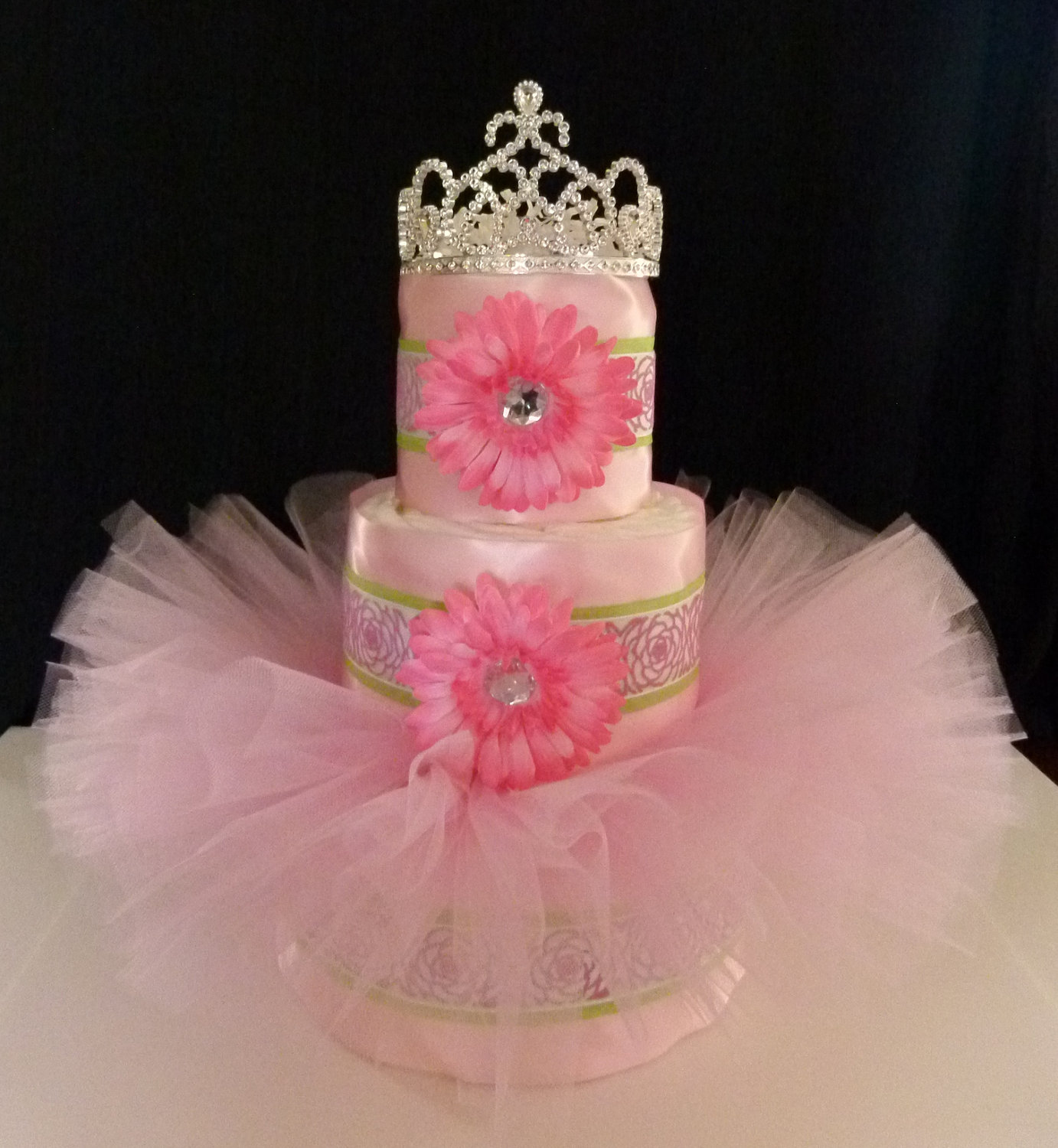 Tutu Baby Shower Diaper Cake