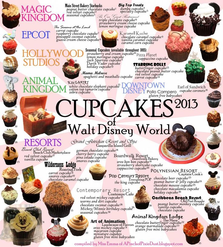 Walt Disney World Cupcakes