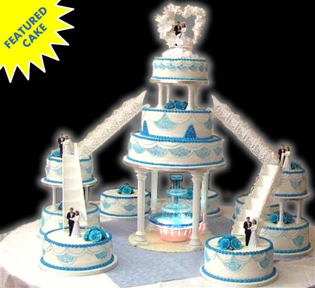 Wedding Cake Tier with Stairs