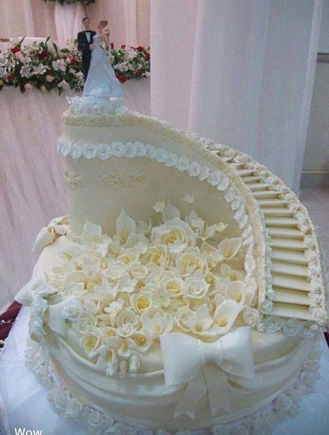 Wedding Cake with Stairs