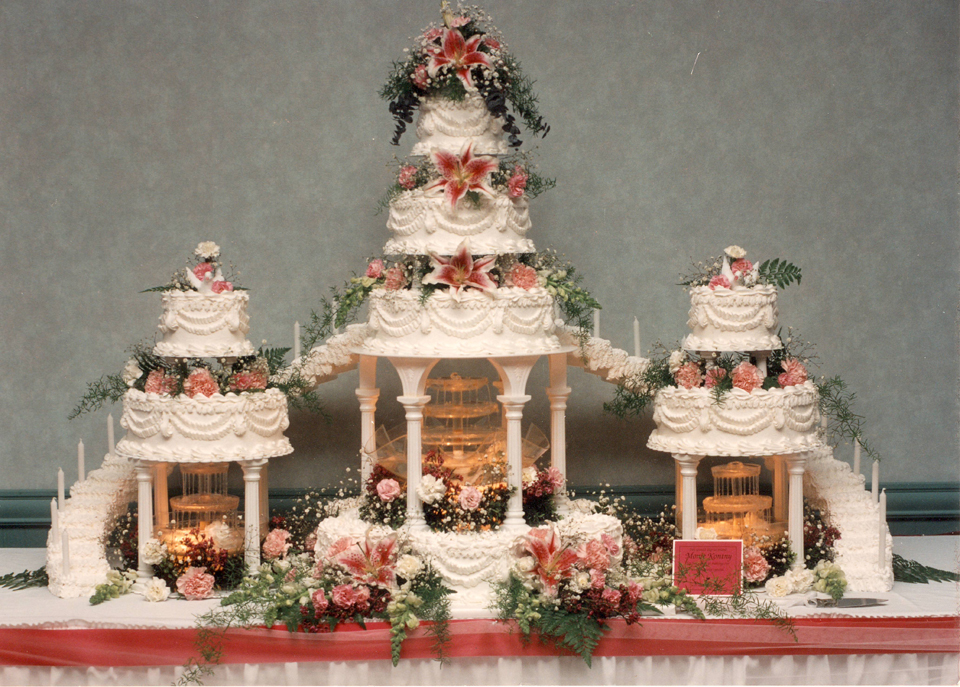 Wedding Cake with Stairs