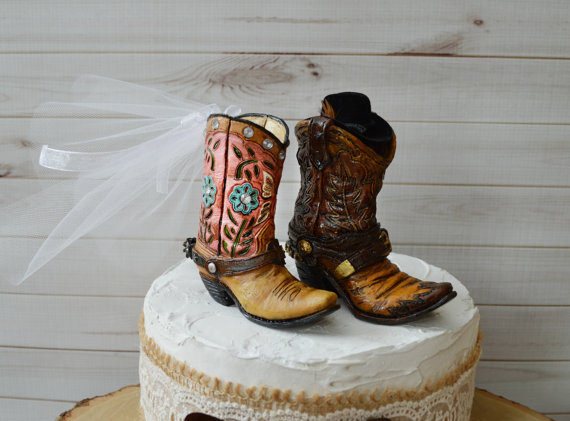 11 Photos of Cowboy Boot Groom Cakes