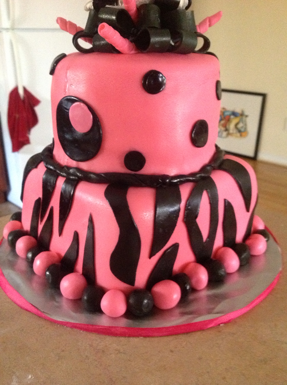 Zebra Birthday Cake Boss