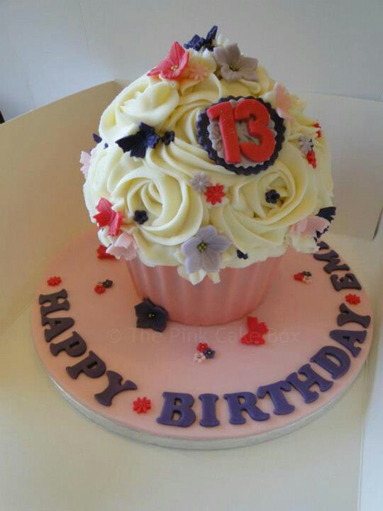 13th Birthday Cupcake Cake