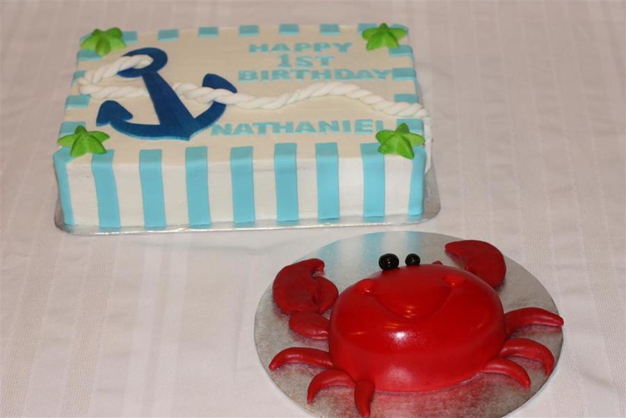 Anchor Birthday Cake