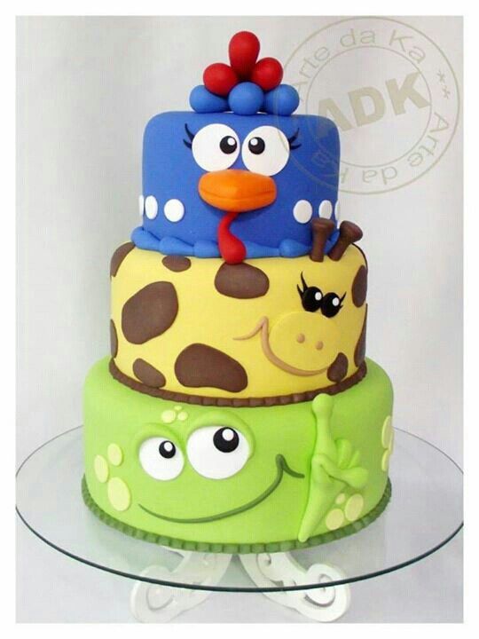 Animal Birthday Cake