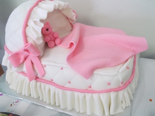 Baby Carriage Cake