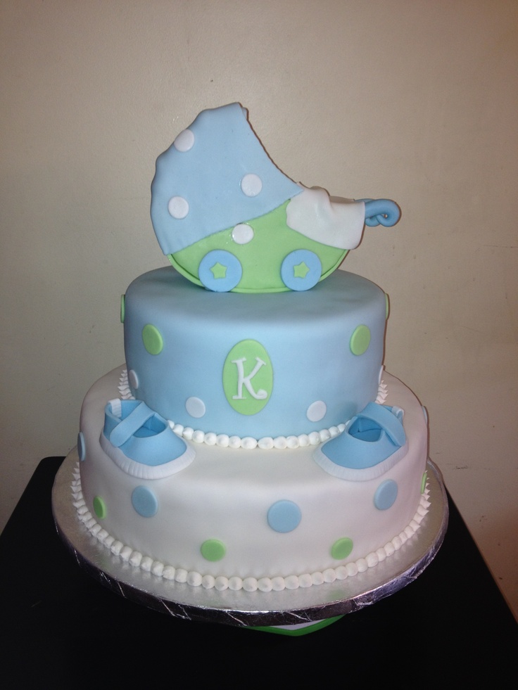 Baby Shower Carriage Cake