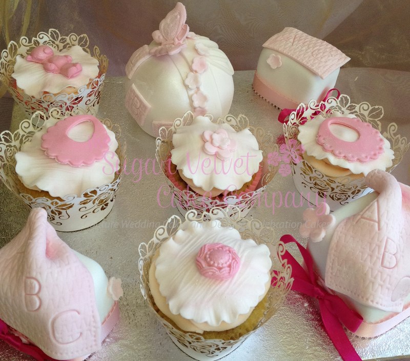 Baby Shower Cupcake Cake