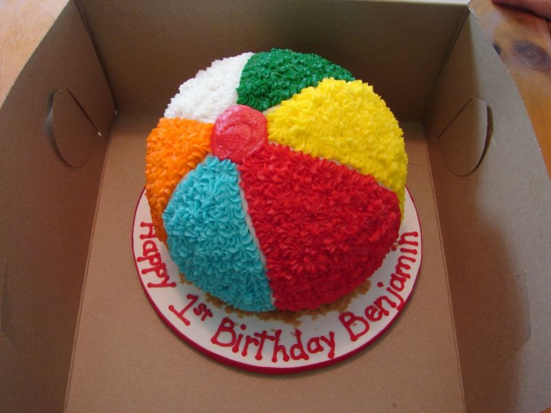 Beach Ball Birthday Cake Ideas