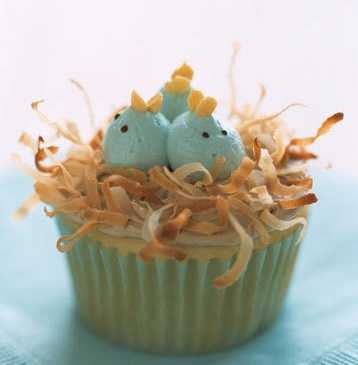 Birds Nest Cupcakes