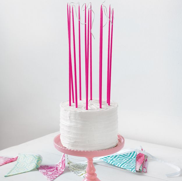 Birthday Cake Taper Candles