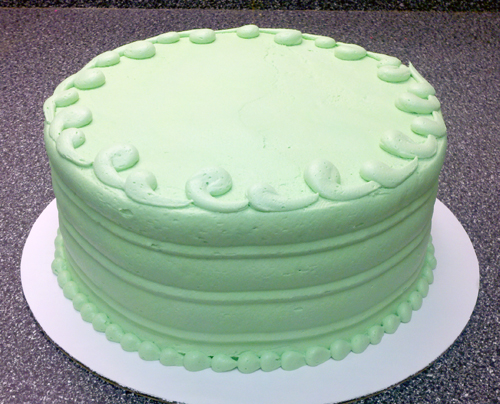 10 Photos of Birthday Cakes With Green Frosting