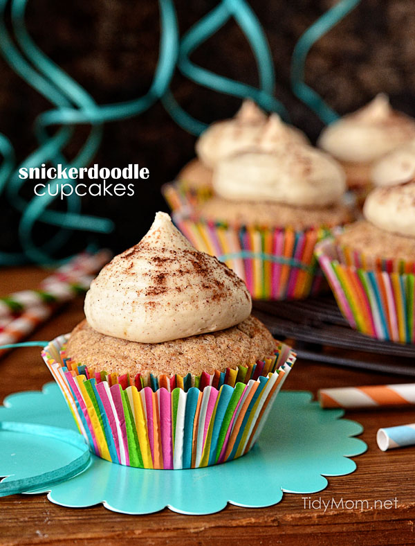 Brown Sugar Snickerdoodle Cupcakes with Buttercream