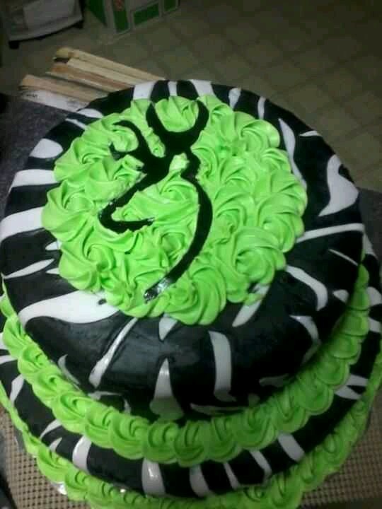 Browning Symbol Birthday Cake