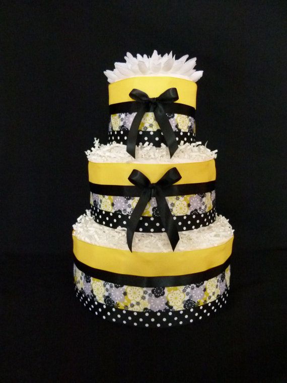 Bumble Bee Diaper Cake