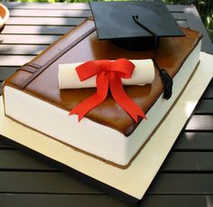 7 Photos of Graduation Book Cakes Buttercream