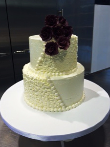 Buttercream Wedding Cake Cornelli Lace