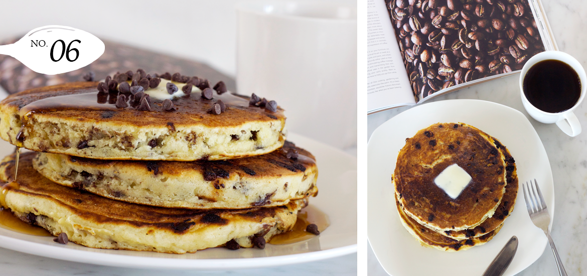 Buttermilk Chocolate Chip Pancakes