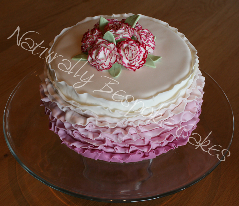 Carnation Birthday Cake