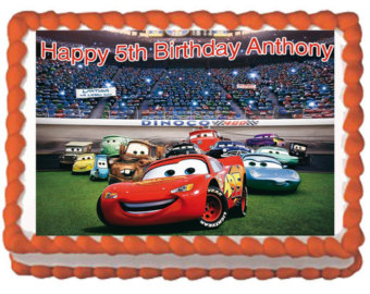 Cars Lightning McQueen Birthday Cake