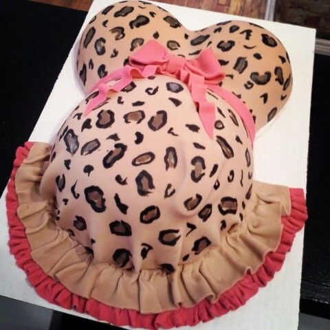 13 Photos of Leopard Theme Baby Shower Cakes