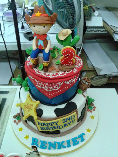 Cowboy Birthday Cake