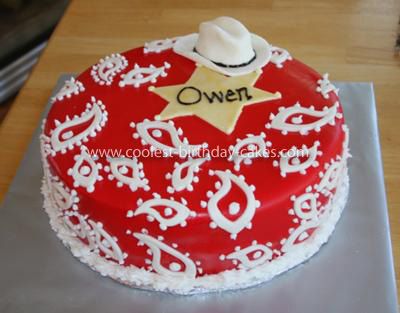 Cowboy Birthday Cake