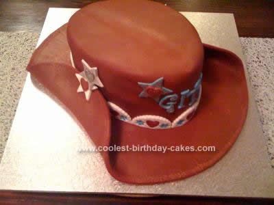 Cowboy Hat Birthday Cake