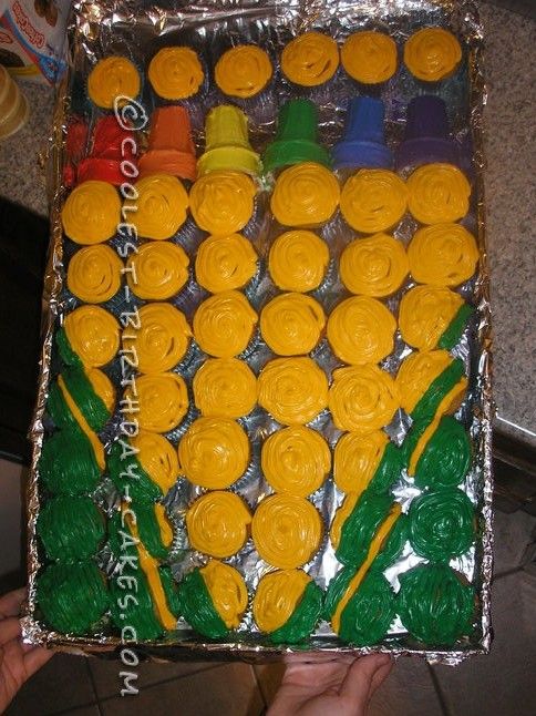 Crayon Birthday Cake