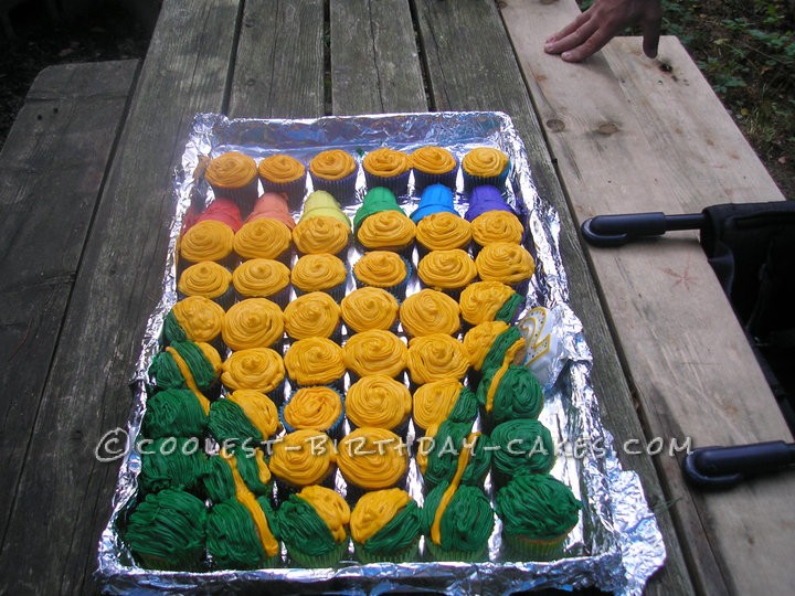 Crayon Box Birthday Cake