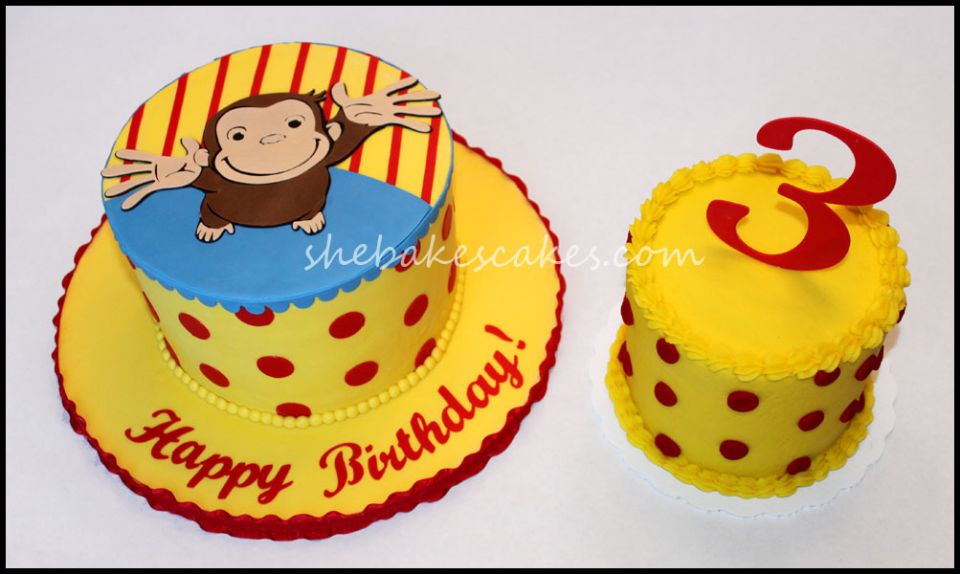 Curious George Birthday Cake