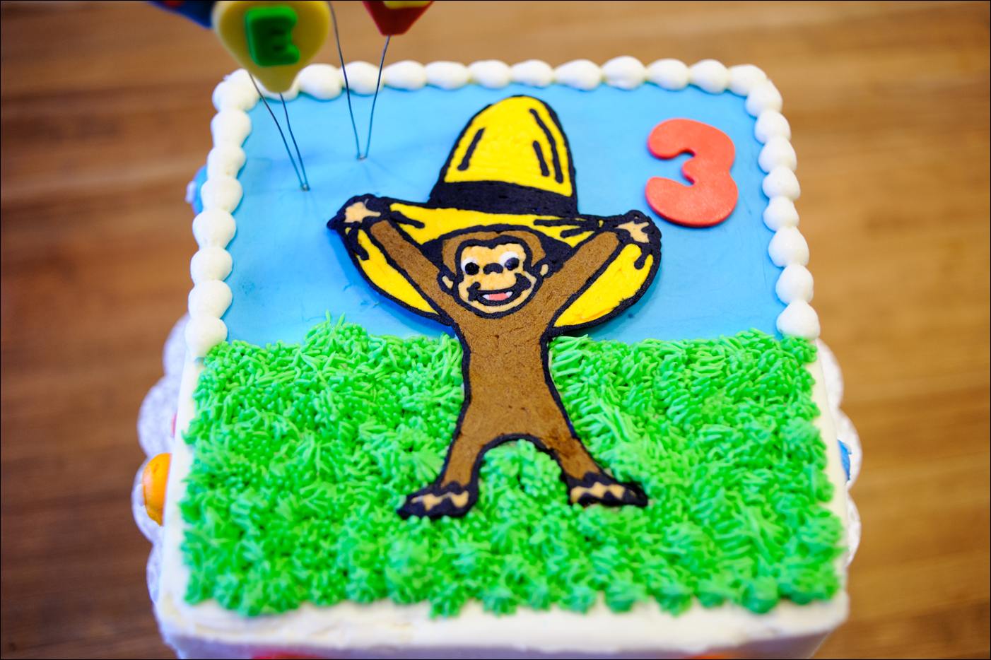 Curious George Happy Birthday Cake