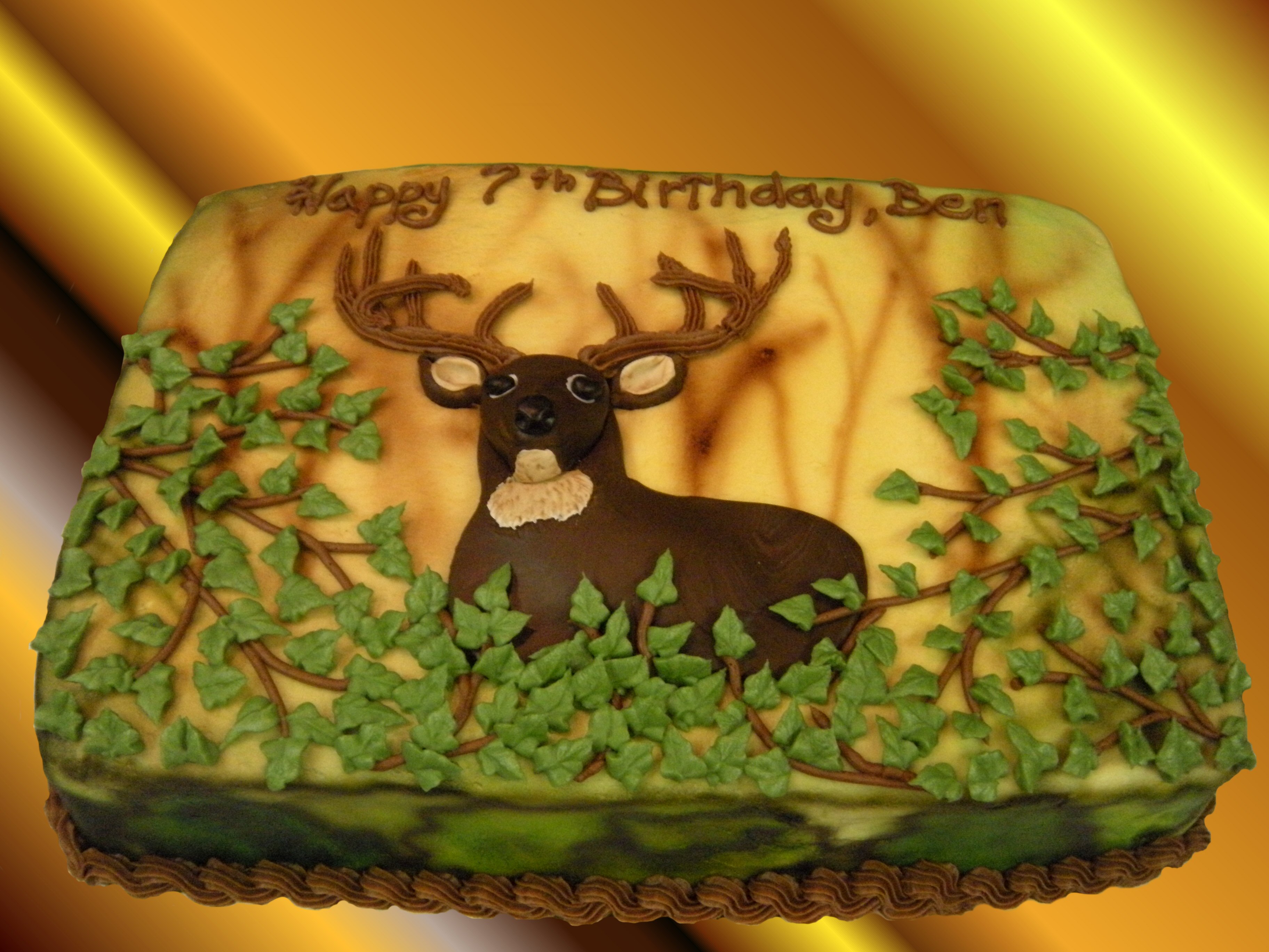 Deer Birthday Cake Ideas