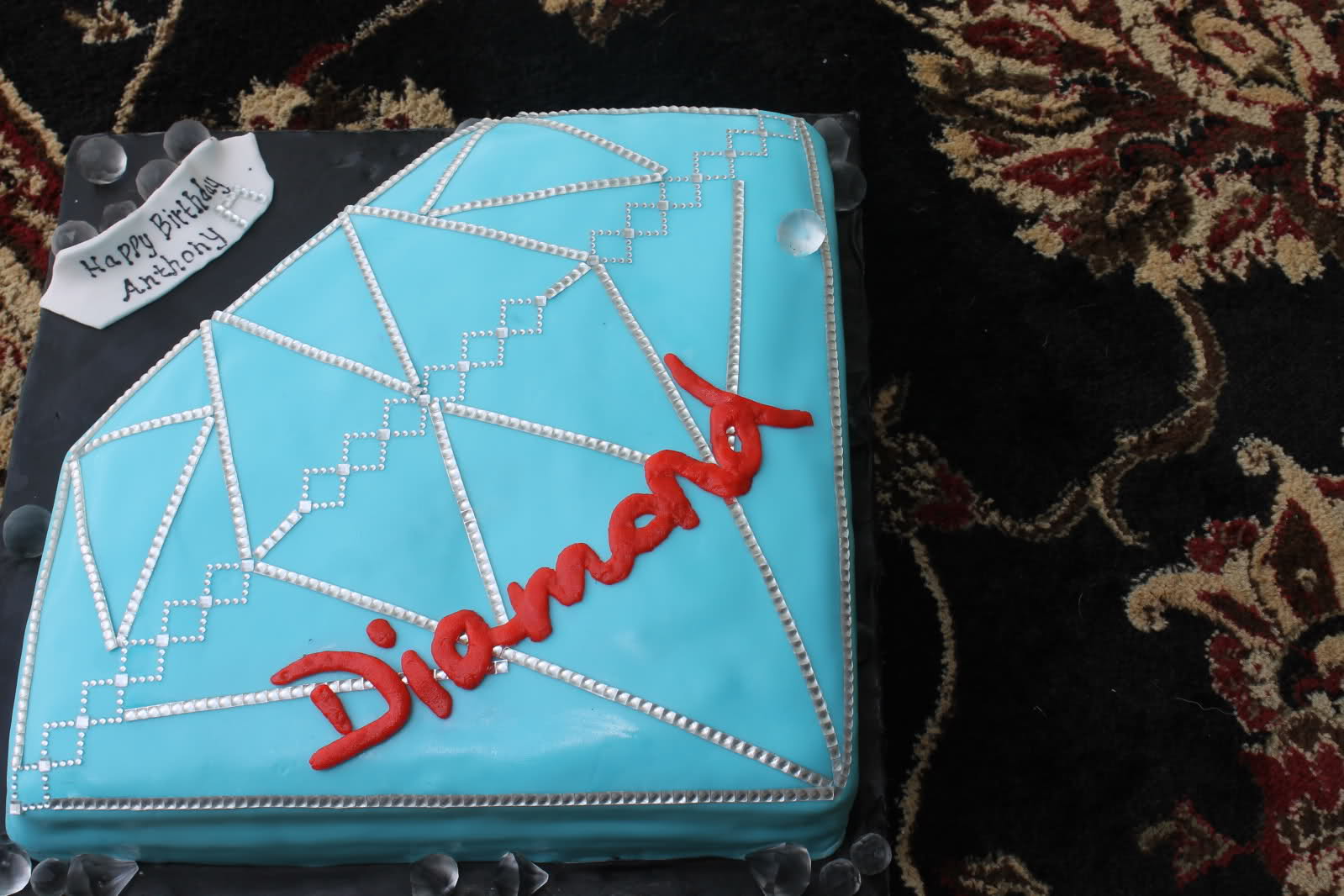 Diamond Birthday Cake