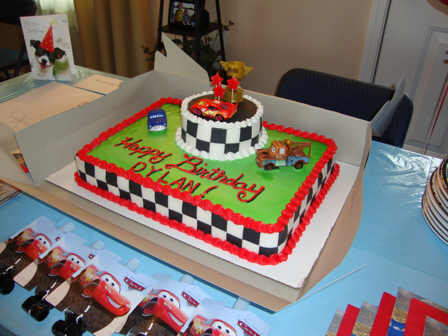 Disney Cars 3 Birthday Cake