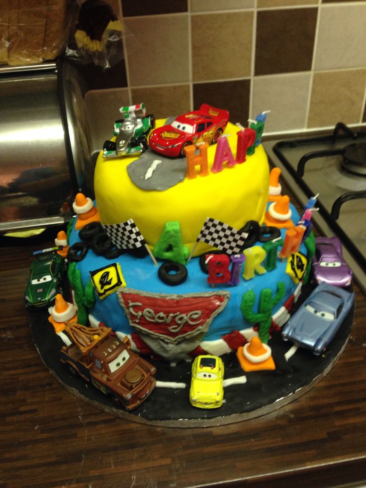 Disney Cars Birthday Cake