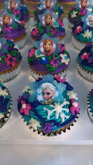 Disney Frozen Cupcakes