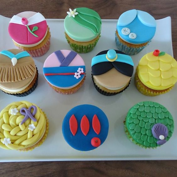 Disney Princess Cupcakes Ideas